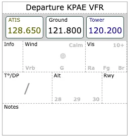 VFR Departure Mode